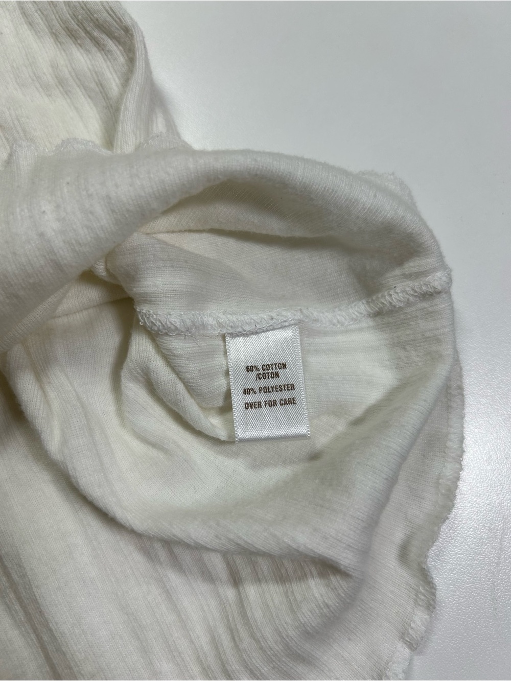abercrombie kids Girl's M White Ribbed Short Sleeve Henley Snap Tee Vintage - Picture 5 of 9